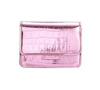 Faja Fashion Small Crossbody Bag PU Leather Satchel Glossy Shoulder Bag with Chain Strap for Women and Girls Trendy, a