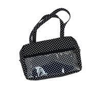 Faja Japanese Style Women's Bag, Dot Design, Creative Women Shoulder Pass, Practical Women Arm Bag, Black