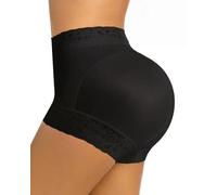 Fajas Colombianas Moldeadoras Butt Lifting Panties Shapewear for Women Tummy Control Body Shaper Curvy Faja Shorts, Black, Large