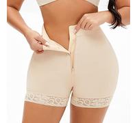 Fajas Colombianas Shorts Butt Lifting Body Shaper For Women Tummy Control Plus Size Shapewear Compression Panties High Waisted Thigh Body Underwear (Color : Beige, Size : 5X)