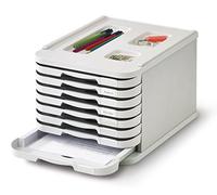 fajeda 1008 - 08 Furniture 8 Drawer documents, 29 x 38 x 46 cm, Grey