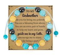 FAJUXIS Godmother Gift Godmother Gifts From Godchild Godmother Gifts Catholic Bracelets For Godmother Gift For Godmother Catholic Gifts Godmother Birthday Gifts Baptism Gifts Godmother Proposal Gift