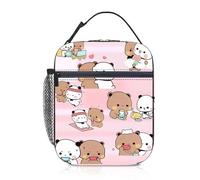 Fakcrkun Bubu Dudu Lunch Bag, Insulated Anime Lunch Box for Women Mens, Dudu Bubu Gifts Valentine's Day Gifts for Couples