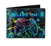 Fakcrkun Gamer Kids Wallet for Boys Teens, RFID Blocking Boys Wallets for Kids 9-12, PU Leather Bifold Wallet Kids with Coin Pocket for Christmas Birthday Children's Day