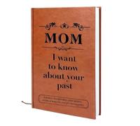 Fakcrkun Mum I Want To Hear Your Story, Tell Me Your Story Mum Notebook, Leather Wrapped Hardback Note Book, Meaningful Memory Journal Notebook for Mom From Daughter Son