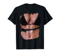 Fake Abs T Shirt Funny Bikini Body Muscle Six Pack 3D T-Shirt
