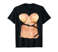 Fake Abs T Shirt Funny Bikini Body Muscle Six Pack 3D T-Shirt