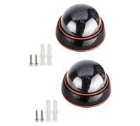 Fake Anti Theft Camera Surveillances Lightweight ABS Housing Quick Setup for Residential Commercial Visual Deterrence Easy Install Fake Security Camera