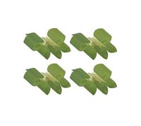 Fake Artificial Leaves for Roses Decorations - 36 Silk Green Roses Flowers Leaf with Realistic Vines Flexible Stems