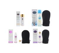 Fake Bake Self-Tan Liquid and Tanning Water Set with Application Mitt: Tanning Water 198ml and Application Mitt