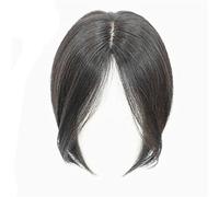 Fake Bangs Bangs Hair Clip in Human Hair Bangs Middle Part Indian Fringe Hairpieces Straight Natural Hair Crown Topper Clip in Top Hairpieces for Women with Thinning Hair Bangs Hair Clip Extensions(Na