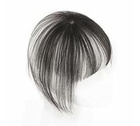 Fake Bangs Bangs Hair Human Hair Bangs with Top Piece Clip in Seamless Topper&Fringe Extension 3D Natural Fringe Clip in Bangs Brazilian Non-remy Hair Pieces for Women Bangs Hair Clip Extensions(Natur