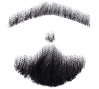 Fake Beard, Realistic Goatee Facial Hair, Invisible False Beards, Costume Fake Beards for Hallowee Drama Cosplay (Style 4)
