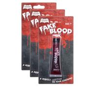 Fake Blood 28ml x Pack of 3 - Add Some Gore to Your Spooky Costume - Perfect for Vampire Fancy Dress and Much More - Use Within 3 Months of Opening