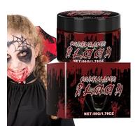 Fake Blood, Halloween Makeup Blood, Realistic Coagulated Vampire, Washable Stage for Parties, Theatrical Effects, Costumes, Safe Skin, Perfect Cosplay, Haunted Houses