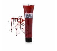 Fake Blood Lightweight Halloween Red Bloods Vampire Zombie Horror Television Makeup 28ml Realistic Costume Blood Simulation Blood Decoration Teen Girls Cosplay Waterproof Makeups (Pack of 1)