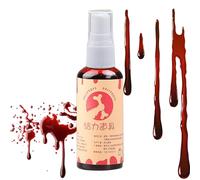 Fake Blood Makeup | Cosplay Fake Blood for Clothes - Scary Prank Props with Nozzle, Role Play Accessories for Drama Performers Teens Adults Women Men