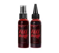 Fake Blood Set | Realistic Stage Blood | Ultra-Sticky Costume Blood Props | Faux Vampire Blood | Versatile Fake Blood Perfect for Creating Creepy Get up and Dramatic Looks for Halloween