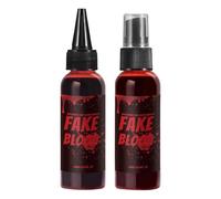 Fake Blood Splatter - Realistic Blood Splatter | Halloween Makeup Realistic Blood Kit - Ultra-Realistic Halloween Liquid Blood For Makeup Teaching, Movies, Halloween, Photography, Dramas