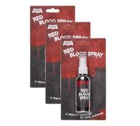 Fake Blood Spray 28ml x Pack of 3 - Add Some Gore to Your Spooky Costume - Easy to Apply, Just Aim and Spray - Perfect for Vampire Fancy Dress and Much More