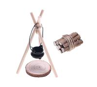 Fake Bonfire Ornament - Indoor Campfire Ornament, Realistic Flameless Fire, Rustic Fake Flame Decorations | Miniature Bonfire Decoration, Table Display, Firework