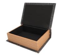 Fake Book Box, Hollow Book European Detailing Trinket Keepsake Storage Boxes Book Safe Vintage Wooden Storage Book Box Memory Book Box for Book Shelf Decoration