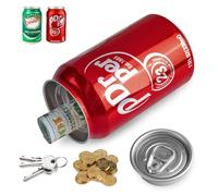 Fake Can Diversion Safes,Stash Can,Keep Your Valuables Safe,11 fl oz/ 330 ml, Red