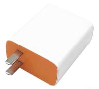 Fake Charger Hiddens Safe Box Secret Money Storage for Travel White 4 Pack | Fits Pocket Bag Drawer, ABS Body, Snap Open Lid, Hides Cash Keys Pills, Lightweight 5.8cm, Orange