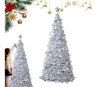 Fake Christmas Tree - Foldable Reusable Ornaments Without Lights | Full Christmas Tree,for Thanksgiving Holiday Birthday Party Offices Home Room Night Yard Farm Garden Lawn Indoor
