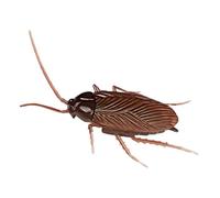 Fake Cockroaches - Electric Spider | Wireless realistic creepy roach toy for Halloween pranks, 1-Pack, mock joke trick gift for family pets, Brown, vibrating fun scary