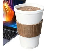 Fake Coffee Spill Cup, Prank Desk Decoration, Hilarious Illusion Drink Toy, Office Comedy Gift Durable Resin Style Prop for Work Station Birthday Celebration Secret Santa Event Gathering Fun