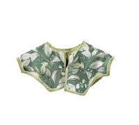 Fake Collar Detachable 1 Piece Of Fake Collar Women'S Silk Scarf Lace Up Small Shawl With Shirt On The Outside Of A Cute Scarf Teal