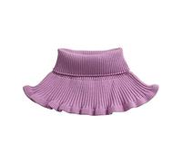 Fake Collar Detachable Turtleneck Dickey Collar Neck Cover Faux False Collar Half Top Mock Blouse Collar, M-purple, 8-20