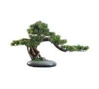 Fake Decoration Bonsai Ornaments Green Potted Plants Indoor Decorations Simulation Pine Tree Decoration High-grade Chinese Artificial Bonsai Tree