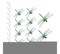 Fake Dragon Fly,Artificial 3D Garden Decor Dragonfly | Fly Decoy Stakes Decoration | for Patio Yard Balcony Terrace Backyard Park Outdoor Outside Indoor