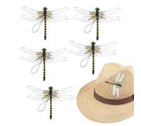 Fake Dragonflies for Garden Weather Resistant PVC Dragonfly Ornaments