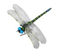 Fake Dragonfly Model - PVC 4.72 Inch Wing 12cm Decor | Artificial Toy with Hanging Design, Garden Decoration, Kids Learning | Dragonfly Decor Outdoor, Patio, Classroom