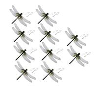 Fake Dragonfly, Realistic Dragonfly Decorative Garden Decor | Yard Ornaments Fly Scarer - For Use in Gardening, Patio, Balcony, Patio, Patio, Patio, Patio, Backyard, Outdoor, Indoors