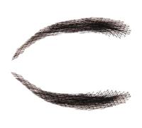 Fake Eyebrow Set- Handmade eyebrow piece of human hair, real texture fake eyebrows | Easy to apply and remove, beauty styling, realistic looking false eyebrows is preferable?