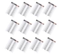 Fake Eyebrow Stickers 12 Sheets Paper Waterproof Black