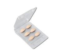 Fake Eyelashes Practice - Soft Silicone Eyelids Replacement 3 Pairs for Eyelash Extension Training Mannequin Head, Realistic Reusable Fiber Lashes for Beginners and Professionals (Skin color)