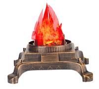 Fake Fire, 3D Fake Flame Lamp, Realistic Artificial Fire Flames with Fan Base, Campfire for Christmas Party Festival Decoration Halloween Decor