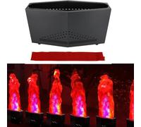Fake Fire Flame Light Machine, Realistic LED Campfire with 36 Lights for Stage, Halloween, DJ Party, Nightclub, and Special Holiday Events