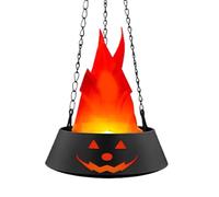 Fake Fire LED Light - Flickering Flame Lamp, Festival Decorative Desktop Ornament, Long Lasting LED Flame Effect for Bar Garden Yard Home Party Night Club, 15x15x5.8cm