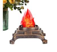 Fake Fire Pit | Realistic USB Electric Flame Lamp | Centers Compatible with Any Power Bank for Outdoor Night Parties, Halloween, Christmas, Kids, Garden, Indoor Bedrooms