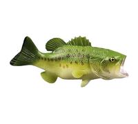 Fake Fish, Realistic Simulated Bass Toy, 6.18x1.77in Solid Teaching Model Prop, Fishing Practice Toy, Catching Display Play for Aquarium, Pond, Tank, Carnival, Party, Home Decor