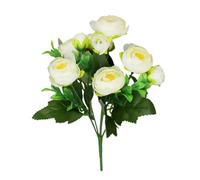 Fake Flowers, Artificial Flowers - Meaningful Realistic Faux Floral Camellia Pick,Elegant Home Decor Flower Arrangement for Living Room Bedroom Dorm Watering Decoration