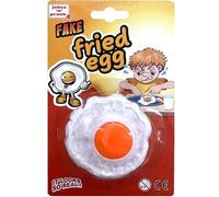 Fake Fried Egg Practical Joke Breakfast Meal Food Prank Stocking Filler Secret Santa Gift