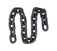 Fake & Funny Big Chain Leash - 60'' Dog Leash for Small Dogs & Cats, 2026 New Humorous Walking Accessory for Chihuahua Poodle and Puppies (Black L)