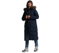 Superdry Longline Faux Fur Everest Jacket Black XS Woman